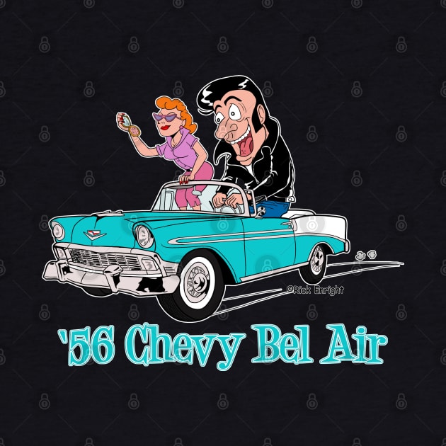 1956 Chevy Bel Air Cartoon by AceToons